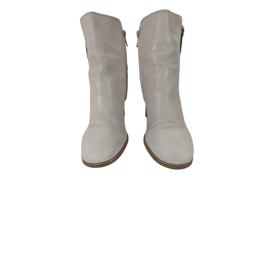 Nine West Cream Ankle Booties - Picture 5 of 10